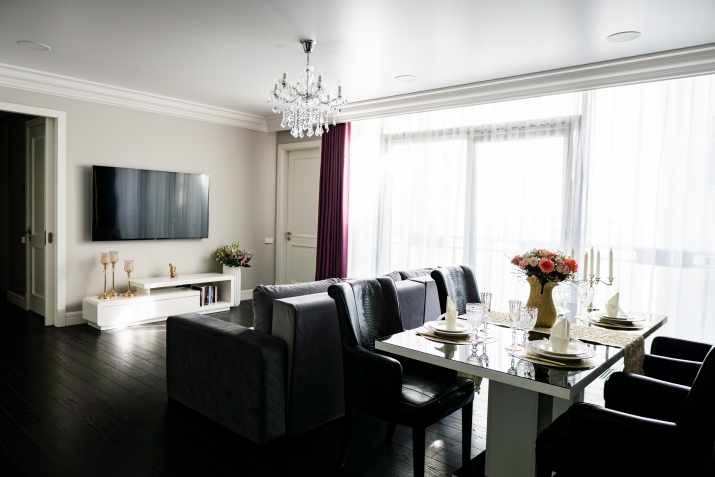 Sludinājumi. Izīrē plašu un prestižu dzīvokli namā \'Aleksandra\' - Ausekļa ielā 4!  Dzīvokļa kopējā platība ir Cena: 2200 EUR/mēn Foto #6