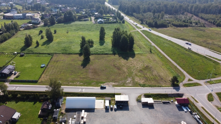 Объявление. Участок на фасаде Кекавской объездной дороги  в Катлакалнсе!  Участок правильной формы, общей Цена: 376200 EUR Foto #4