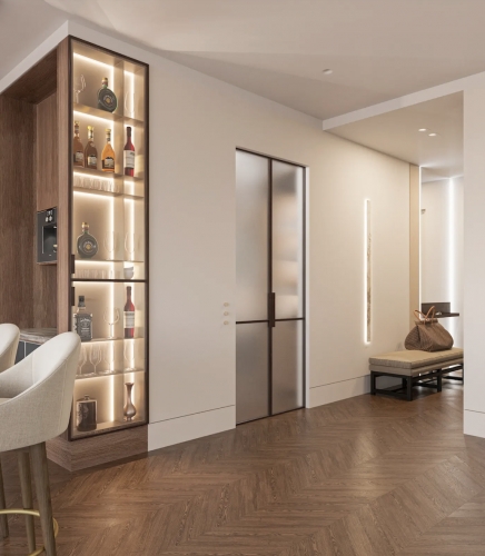 Sludinājumi. Tiek izīrēts īsts penthouse dzīvoklis jaunajā projektā Filozofu Rezidences ar gandrīz 360 Cena: 3500 EUR/mēn Foto #6