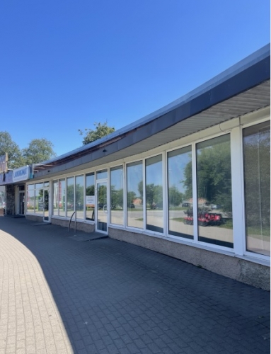 Объявление. Nomai tiek piedāvātas tirdzniecības telpas Juglā ar kopējo platību 160 m2. Atvērta tipa plānojums. Цена: 1280 EUR/мес. Foto #1