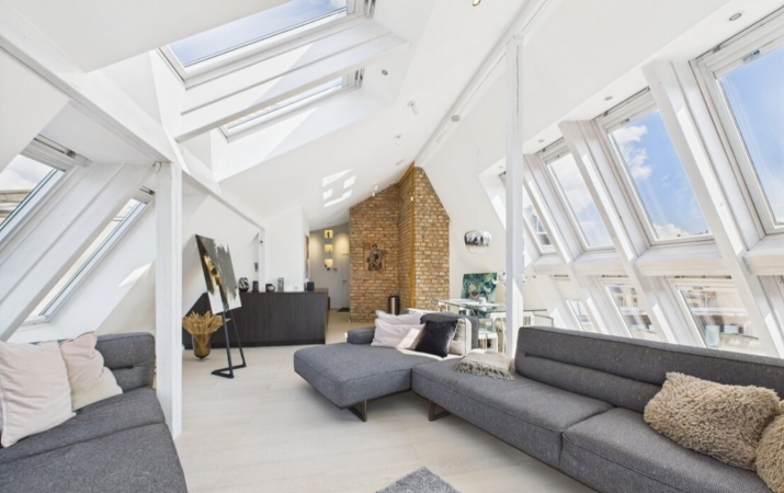 Sludinājumi. Izsmalcināts plašs dizaina dzīvoklis ar panorāmas skatu Rīgas klusajā centrā Dzirnavu ielā starp Cena: 380000 EUR Foto #3