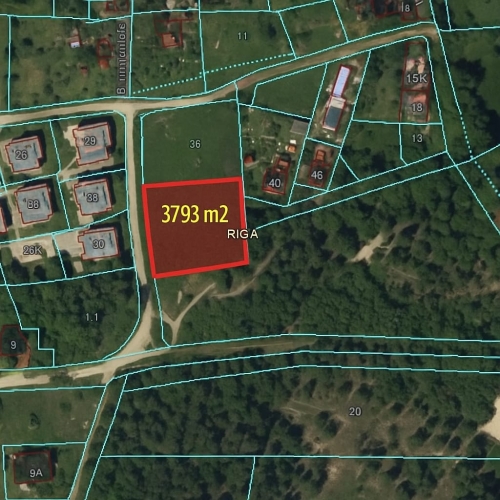 Объявление. Перспективный земельный участок в Биšумуйжа  подходит как для проживания, так и для инвестиций  Цена: 150000 EUR Foto #1