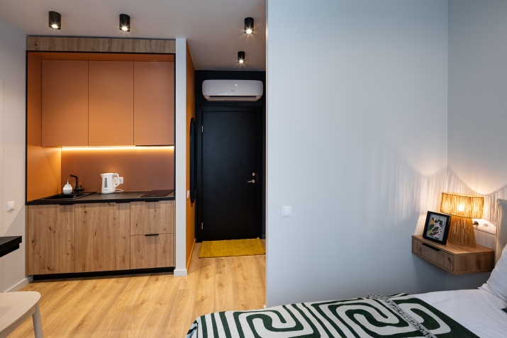 Sludinājumi. Studio tipa dzīvoklis ar dizainu, kas pārdomāts līdz pēdējai detaļai un komfortu, kas sajūtams Cena: 79000 EUR Foto #2