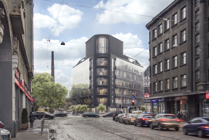 Sludinājumi. Biroja telpas Miera un Brīvības ielas krustojumā  jaunajā projektā, Miera ielā 1  Telpas būs Cena: 1800 EUR/mēn Foto #1