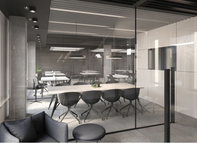 Sludinājumi. Biroja telpas Miera un Brīvības ielas krustojumā  jaunajā projektā, Miera ielā 1  Telpas būs Cena: 1800 EUR/mēn Foto #8