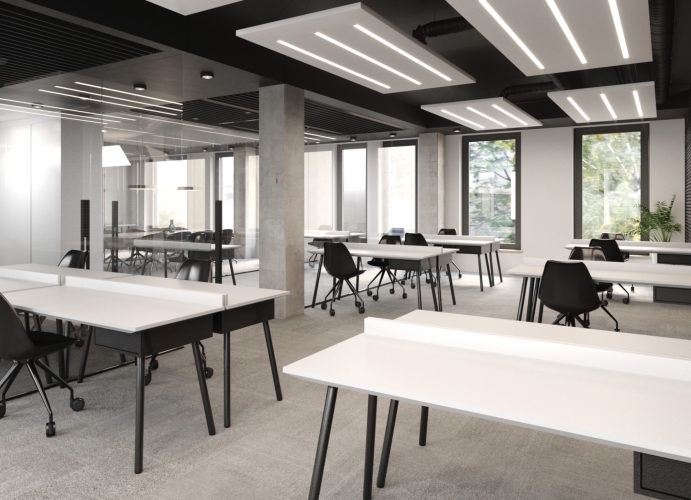 Sludinājumi. Biroja telpas Miera un Brīvības ielas krustojumā  jaunajā projektā, Miera ielā 1  Telpas būs Cena: 1800 EUR/mēn Foto #9