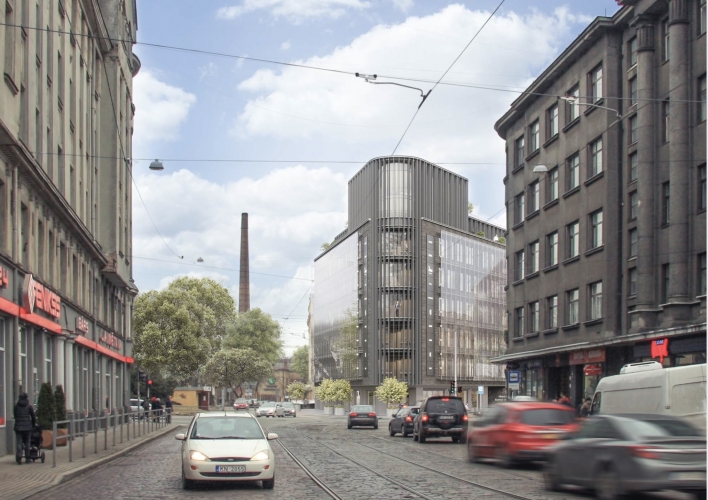 Sludinājumi. Biroja telpas Miera un Brīvības ielas krustojumā  jaunajā projektā, Miera ielā 1  Telpas būs Cena: 4226 EUR/mēn Foto #4