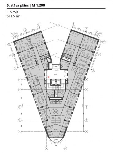 Объявление. Офисные помещения на пересечении улиц Miera и Brīvības  в новом проекте по адресу Miera iela 1  Цена: 8696 EUR/мес. Foto #2