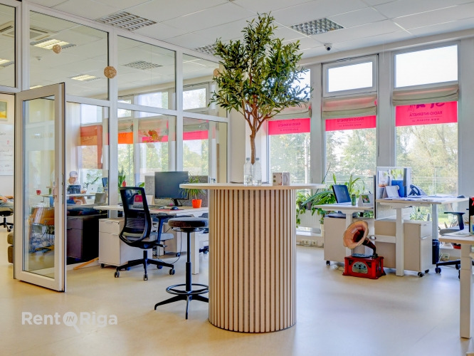 Sludinājumi. Nomai pieejams kvalitatīvs, plaša izmēra birojs renovētā ēkā - Ganību dambī 24D.  Birojs atrodas Cena: 3861 EUR/mēn Foto #5