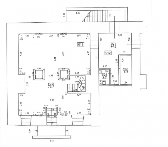Sludinājumi. Puspagraba telpas Jēkaba kazarmās.  Viena liela telpa. Iespējams uz gājēju ielas izvietot terasi. Cena: 515 EUR/mēn Foto #8