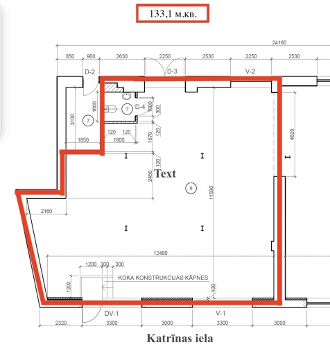 Объявление. Новые, просторные и современные помещения в Тихом центре  Предлагаются в аренду современные и Цена: 1597 EUR/мес. Foto #6