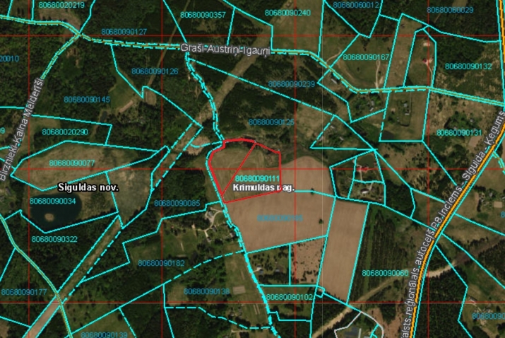 Sludinājumi. Pārdod divus blakus esošus lauksaimniecības zemes gabalus Turaidā  Piedāvājumā divi pieguloši Cena: 120000 EUR Foto #2