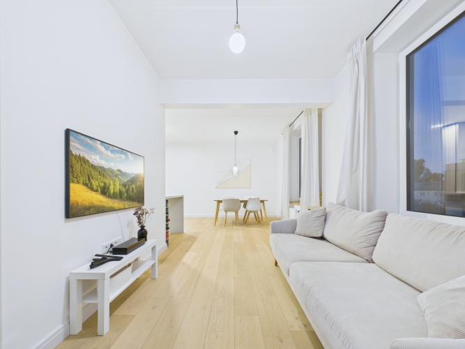 Sludinājumi. Gaumīgs 3 istabu dzīvoklis jaunajā projektā Mežaparka Villages.  Piedāvājumā gaišs un funkcionāli Cena: 185000 EUR Foto #4