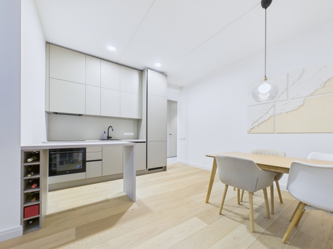 Sludinājumi. Gaumīgs 3 istabu dzīvoklis jaunajā projektā Mežaparka Villages.  Piedāvājumā gaišs un funkcionāli Cena: 185000 EUR Foto #7