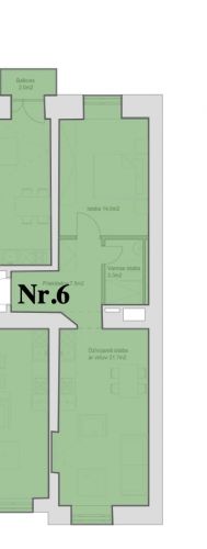 Sludinājumi. Dzīvoklis ar Elegantiem augstiem griestiem!  Piedāvājumā dzīvokļi ar pilnu apdari!  Renovētā Cena: 169200 EUR Foto #6