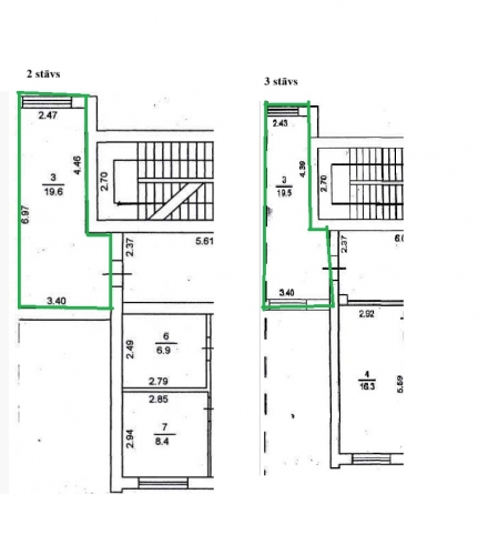 Sludinājumi. Divstāvīgs ofiss Ganību dambī.  Ofisa ēkā ir tīra un sakopta teritorija, gaišas un siltas telpas.  Cena: 195 EUR/mēn Foto #5