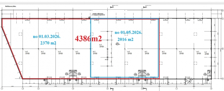 Sludinājumi. Jauna noliktava ar dzelzceļa pievadu. Rampas no 2 pusēm:(auto rampa + dzelzceļa rampa).   Gāzes Cena: 19737 EUR/mēn Foto #4