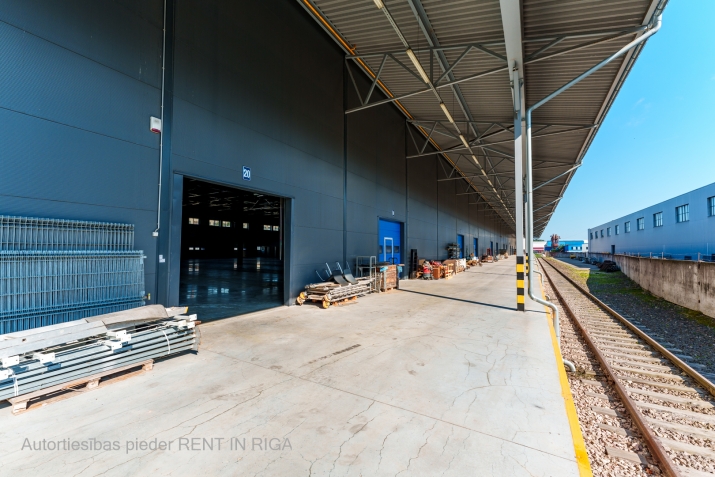 Объявление. Новый склад с ж/д подъездом. Рампы с 2-х сторон: (автомобильные+железнодорожные).  Газовое Цена: 10665 EUR/мес. Foto #5