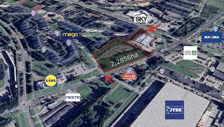 Sludinājumi. Fasādes zemesgabals Biķernieku ielā!  Piedāvājumā īpašums, kurš sastāv no 3 blakus esošiem Cena: 2.2865e+06 EUR Foto #2