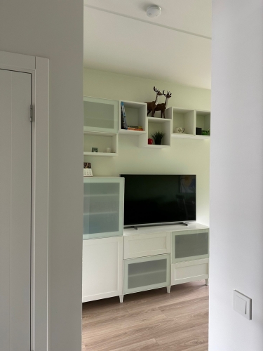 Sludinājumi. Izīrē 2 istabu dzīvokli jaunajā projektā \'Mežpilsēta\'  Superīga izvēle tiem kuri novērtē rīta sauli Cena: 650 EUR/mēn Foto #6