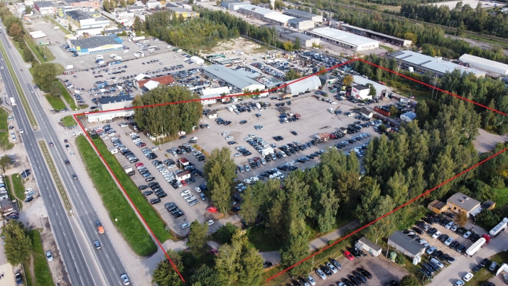 Объявление. Zemes gabals (R zona) Latgales ielā.  + Intensīva auto plūsma; + piebraukšana no Maskavas ielas; + Цена: 2.3485e+06 EUR Foto #1