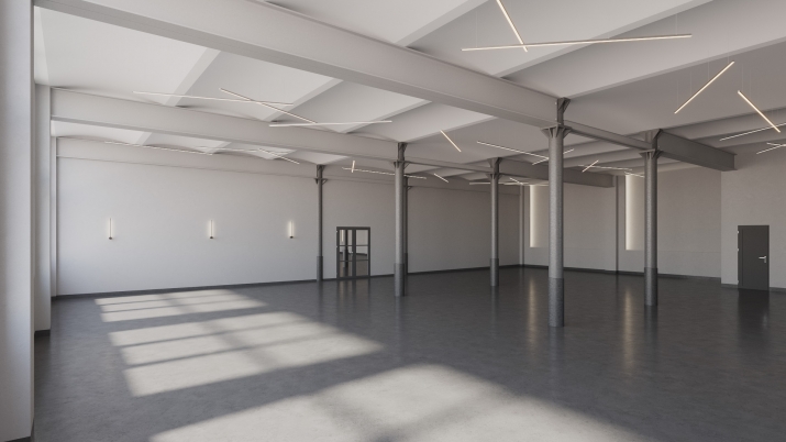 Объявление. Сдаётся трёхэтажное здание в развивающемся районе VEF!  Преимущества здания: +В арендную плату Цена: 12816 EUR/мес. Foto #2