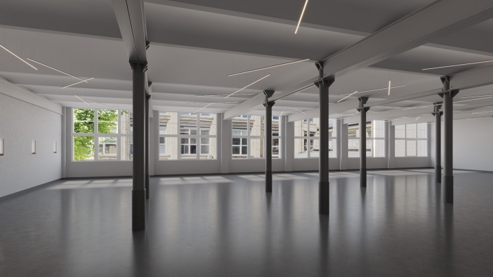 Объявление. Сдаётся трёхэтажное здание в развивающемся районе VEF!  Преимущества здания: +В арендную плату Цена: 12816 EUR/мес. Foto #3