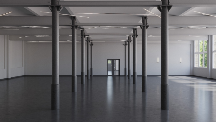 Объявление. Сдаётся трёхэтажное здание в развивающемся районе VEF!  Преимущества здания: +В арендную плату Цена: 12816 EUR/мес. Foto #5