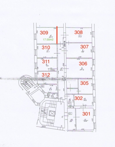 Объявление. Продаётся просторная квартира площадью 203,6 м2 с двумя входами. Недвижимость спотенциалом создать Цена: 360000 EUR Foto #2