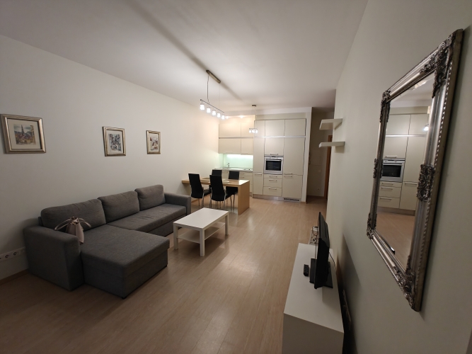 Sludinājumi. Izīrē 2 istabu dzīvokli projektā Centra Nams  Dzīvoklis atrodas prestižā un klusā vietā pašā Rīgas Cena: 750 EUR/mēn Foto #2