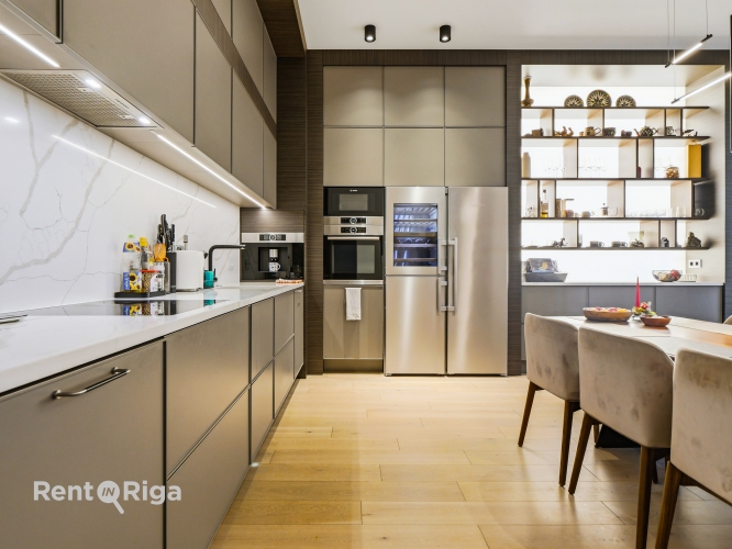 Объявление. Pārdod 2 stāvīgu penthausa tipa dzīvokli!  Ekskluzīvs dzīvoklis, kas atrodas ēkas 3. un 4. stāvā ar Цена: 495000 EUR Foto #8