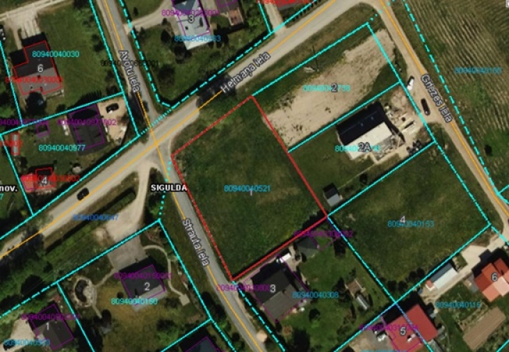 Sludinājumi. Pārdošanā zemesgabals privātmājas būvniecībai Siguldā  Piedāvājam izcilu iespēju - iegādāties Cena: 57000 EUR Foto #7