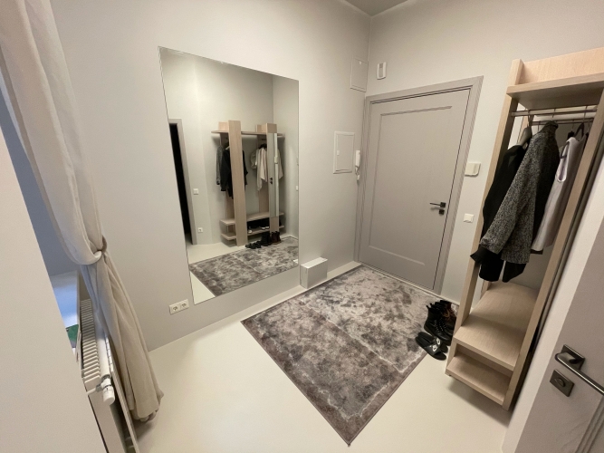 Sludinājumi. Gaumīgs un tikko remontēts dzīvoklis Rīgas centrā.  Plānojums:  + Plaša viesistaba, kas apvienota Cena: 930 EUR/mēn Foto #6