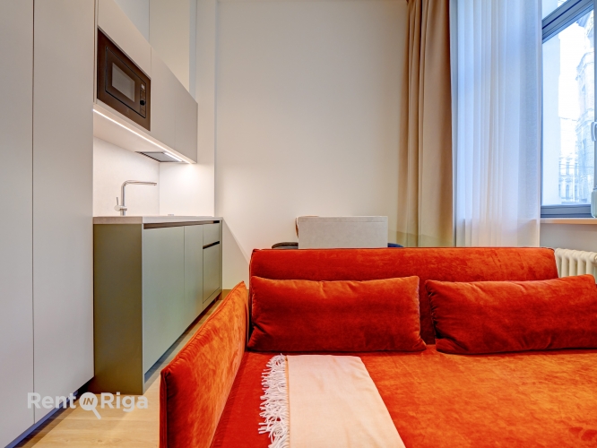Объявление. Stilīgs un moderns dzīvoklis Rīgas centrā.  Piedāvājumā ir elegants, dzīvoklis ar unikālu dizainu, Цена: 750 EUR/мес. Foto #2