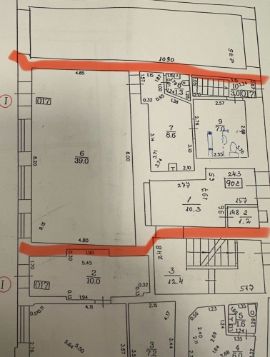Объявление. Tirdzniecības telpas.  Piemērotas veikalam, salonam vai tml. Telpām nav ēdināšanas kods.  Puse no Цена: 1650 EUR/мес. Foto #5
