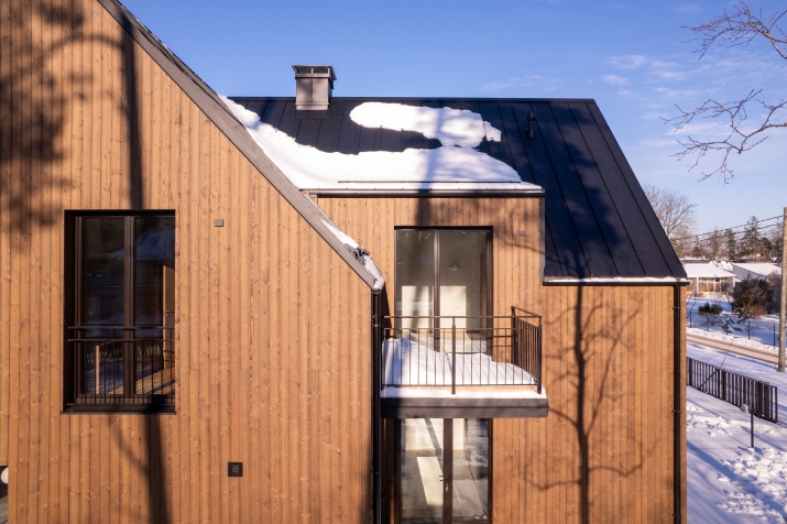 Sludinājumi. Pārdod stilīgu un energoefektīvu premium klases dvīņu māju Mellužos, vienā no klusākajām un Cena: 355000 EUR Foto #3