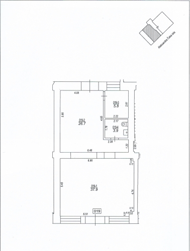 Объявление. Pilnībā renovētā piecstāvu namā Rīgas centrā, Aleksandra Čaka iela 123 ir iespējams iznomāt Цена: 860 EUR/мес. Foto #4
